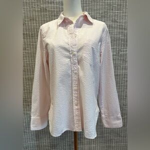 💙 J. Crew Classic-fit shirt in seersucker 💙